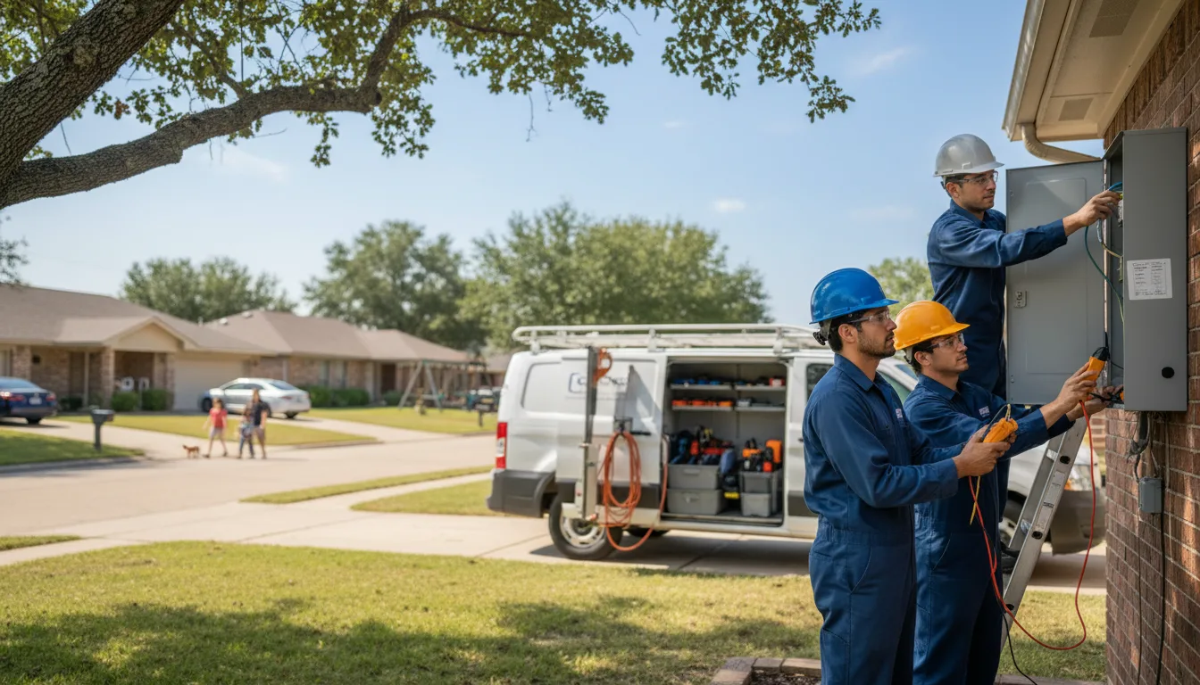 Certified electrician providing emergency electrical services in Metcalfe, MS